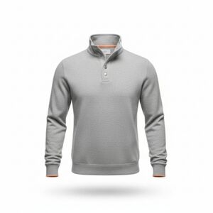 JACK SPADE Knit Pullover Sweater Gray Collared Men's Size S